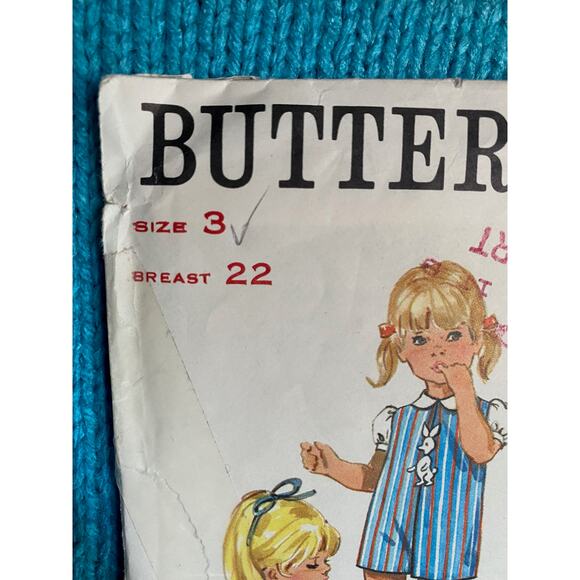 Butterick 5363 pattern toddlers jumpsuit romper sz 3 - Picture 2 of 5